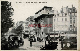CPA PARIS - PORTE SAINT MARTIN - Autres Monuments, édifices