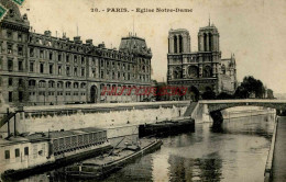 CPA PARIS - EGLISE NOTRE DAME - Notre Dame De Paris