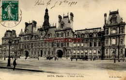 CPA PARIS - L'HOTEL DE VILLE - Andere Monumenten, Gebouwen