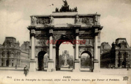 CPA PARIS - L'ARC DE TRIOMPHE DU CARROUSSEL - Andere Monumenten, Gebouwen