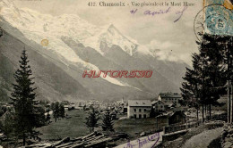 CPA CHAMONIX - VUE GENERALE - Chamonix-Mont-Blanc