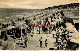 CPA DEAUVILLE - LES PLANCHES ET LE BAR DU SOLEIL - Deauville