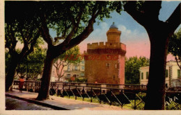 CPA PERPIGNAN - LE CASTILLET ET LE PONT SUR LA BASSE - Perpignan