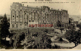 CPA ROYAT - GRAND HOTEL ET MAJESTIC PALACE - Royat