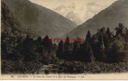 CPA LUCHON - LE PARC DU CASINO ET LE PORT DE VENASQUE - LL - Luchon