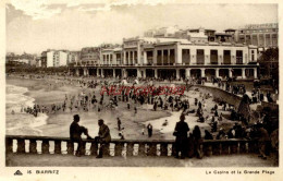 CPA BIARRITZ - LE CASINO ET LA GRANDE PLAGE - Biarritz