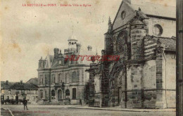 CPA LA NEUVILLE AU PONT - 51 - HOTEL DE VILLE ET EGLISE - Andere & Zonder Classificatie