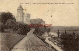 CPA TANCARVILLE - VUE PARTIELLE PRISE DE LA TERRASSE DU CHATEAU - Tancarville