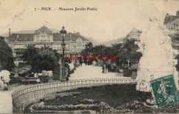CPA NICE - NOUVEAU JARDIN PUBLIC - Parcs Et Jardins