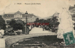 CPA NICE - NOUVEAU JARDIN PUBLIC - Parks, Gärten