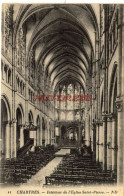 CPA CHARTRES - INTERIEUR DE L'EGLISE SAINT PIERRE - Chartres