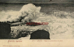 CPA BIARRITZ - VAGUE AU PROMONTOIRE DU PHARE - Biarritz