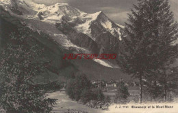 CPA CHAMONIX - ET LE MONT BLANC - Chamonix-Mont-Blanc