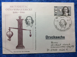 DDR - 1986 Brief Aus Magdeburg - SST "Otto Von Guericke" (3DMK029) - Briefe U. Dokumente