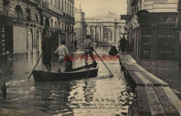 CPA PARIS - INONDATIONS - BAS DE LA RUE DE BOURGOGNE - Inondations De 1910