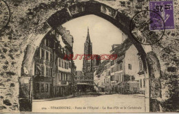 CPA STRASBOURG - PORTE DE L'HOPITAL - LA RUE D'OR - Straatsburg