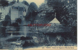 CPA VICHY - BASSIN DES CYGNES ET VILLA DES SERRES - Vichy