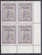 1985 , Mi 1832 ** (1) - 4 Er Block Postfrisch - Weihnachten - Unused Stamps