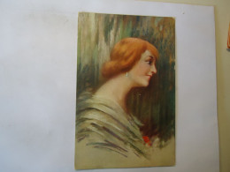 FRANCE   PAINTINGS   GIRLS  FREE AND COMBINED   SHIPPING FOR MORE ITEMS - Peintures & Tableaux