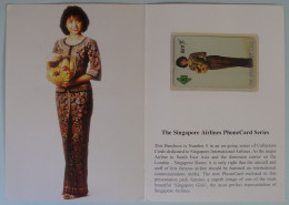 UK  - BT - Exhibition '96 - Singapore Airlines - Girl - No 5 - Mint - In Folder - Otros & Sin Clasificación