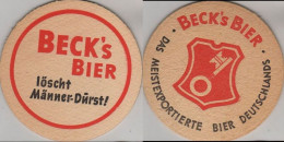 5005165 Bierdeckel Rund - Becks - Sotto-boccale