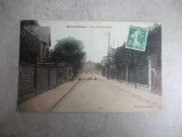 BOIS COLOMBES RUE AMIRAL COURBAT CARTE COLORISEE - Sonstige & Ohne Zuordnung