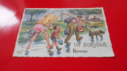 UN BONJOUR DE RENNES . - Souvenir De...