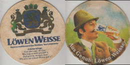 5003539 Bierdeckel Rund - Löwen Weisse - Beer Mats