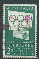 Australia 1954; Olympic Games Melbourne 1956,  Propaganda:; 2s Green. Used. - Used Stamps