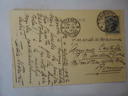 ITALY   POSTCARDS VILLA MOTTA TRAVEDONA 1922 POSTMARK ROMA AND TRAVEDONA  FREE AND COMBINED   SHIPPING FOR MORE ITEMS - Autres & Non Classés