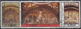 AJMAN 2445-2447,used - Christianity
