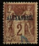 ALEXANDRIE    -   1899  .  Y&T N° 2  Oblitéré - Used Stamps