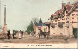 78 LE PERRAY - LA CROIX SAINT JACQUES - ATTELAGE - Le Perray En Yvelines