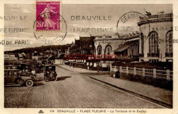 CPA DEAUVILLE - PLAGE FLEURIE - LA TERRASSE ET LE CASINO - Deauville