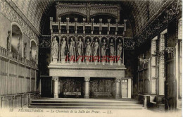 CPA PIERREFONDS - LA CHEMINEE DE LA SALLE DES PREUX - LL - Pierrefonds