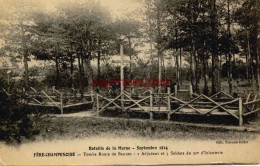 CPA GUERRE 1914-1918 - FERE CHAMPENOISE - TOMBE ROUTE DE BAUNES - Guerre 1914-18