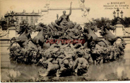 CPA BORDEAUX - MONUMENT DES GIRNDINS - Bordeaux