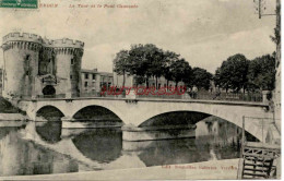 CPA VERDUN - LA TOUR ET LE PONT CHAUSSEE - Verdun