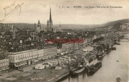 CPA ROUEN - LES QUAIS - VUE PRISE DU TRANSBORDEUR - Rouen