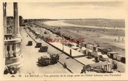 CPA LA BAULE - VUE GENERALE DE LA PLAGE PRISE DE L'HOTEL ADRIANA - Altri & Non Classificati