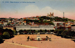 CPA LYON - PLACE BELLECOUR - Other & Unclassified