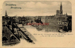CPA STRASBOURG - VUE DE L'ILL VERS LA CATHEDRALE - Straatsburg