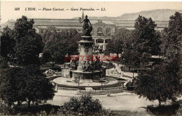 CPA LYON - PLACE CARNOT - GARE PERRACHE - LL - Other & Unclassified