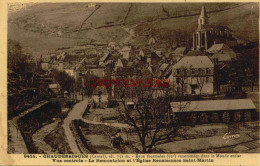 CPA CHAUDEAIGUES - (CANTAL) - VUE CENTRALE - Other & Unclassified