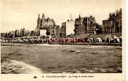 CPA VILLERS SUR MER - LA PLAGE A MAREE HAUTE - Villers Sur Mer