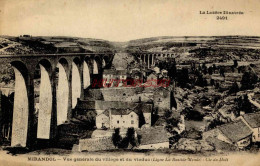 CPA MIRANDOL - (LOZERE) - VUE GENERALE DU VILLAGE ET DU VIADUC - Autres & Non Classés