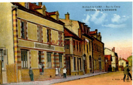 CPA MAILLY LE CAMP - RUE DU CAMP - HOTEL DE L'EUROPE - Mailly-le-Camp