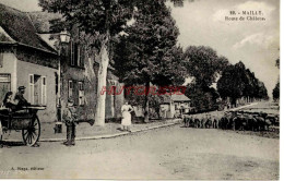 CPA MAILLY LE CAMP - ROUTE DE CHALONS - Mailly-le-Camp