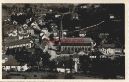 CPSM CORNIMONT - (VOSGES) - EGLISE ET CENTRE - Cornimont