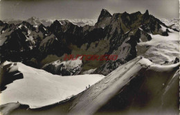 CPSM CHAMONIX - TELEPHERIQUE DE L'AIGUILLE DU MIDI - Chamonix-Mont-Blanc